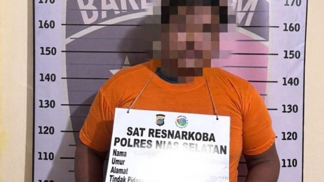 Basmi Peredaran Narkoba, Sat Resnarkoba Polres Nias Selatan Kembali amankan Seorang Pria Berinisial NH, Diduga Bawa Sabu