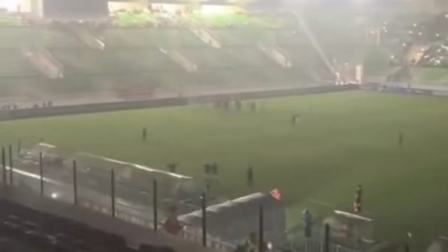 Laga Internasinal Tercoreng Timnas U-19 VS Timor Leste Terhenti Akibat Lampu Stadion Padam
