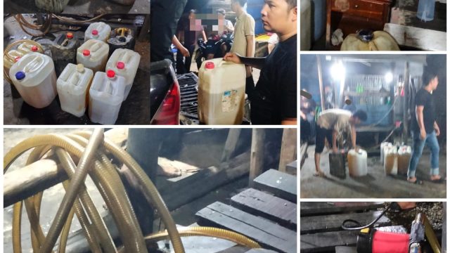 Polres Pelalawan Bongkar Dugaan Penimbunan Solar di Desa Kemang, Pompa dan Selang Turut Disita
